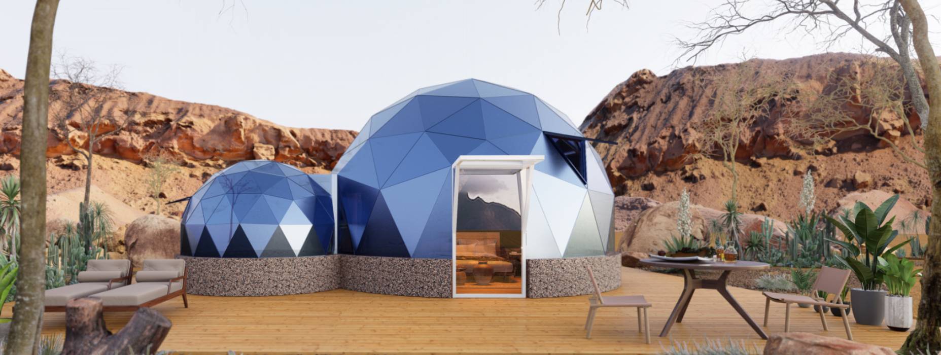 寿光市球形智能光伏玻璃星空房